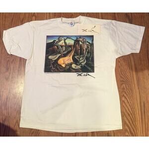 Vintage 90s Salvador Dalí Art T-Shirt | Serigraphia Museum Tee XL Made in USA
